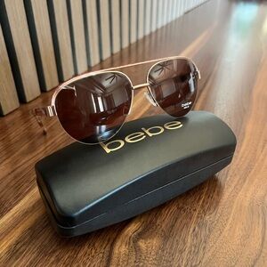 bebe Sunglasses Rose Gold